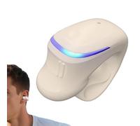 Single - Noise Cancelling Wireless Headphones Clip On Lightweight Secure Fit Audio Device, Single, Open Audio Headset | Sports Running Cycling Driving Travel Commuting