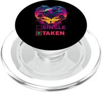Single Or Taken Shirt Alien Valentine Shirt Valentine's PopSockets PopGrip per MagSafe