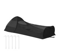 Single Person Tent Portable Sleeping Bag Net Tent with Double Zipper | Breathable Finer Mesh, Ampio Space Shelter for Travel Bedroom and Outdoor Trip
