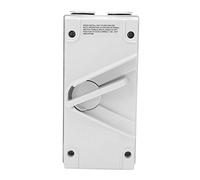 Single Phase 2P Weatherproof Isolating Switch | Manual Switch for Outdoor/Industrial Use | AC440V, Flame Retardant PA66 Shell (CF-2P35A)