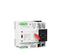 Single Phase Din Rail ATS 110V Dual Power Automatic Transfer Electrical Selector Switches Uninterrupted 2P 63A 100A 125A BIANMTSW(100A)