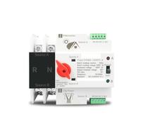 Single Phase DIN Rail ATS for PV And Inverter Dual Power Automatic Transfer Selector Switches Uninterrupted 2P 63A 100A 125A ERTEYIN(125A)