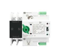 Single Phase Din Rail ATS inverter Dual Power Automatic Transfer Selector Switches Uninterrupted 2P 63A 100A 125A(125A)