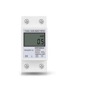 Single Phase Two Wire LCD Digital Display Wattmeter Power Consumption Meter kWh AC 230V 50Hz Din Rail MQXFCZUX(Without Backlight)