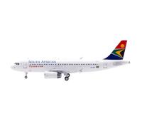 Single Plane Kit for aeromobili giocattolo in scala 1:200, modello di aereo in lega A320 della South African Airways, collezione di modelli for hobby.