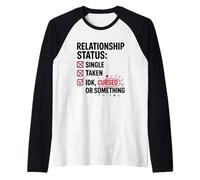 Single Preso Non so Maledetto AF Stato sentimentale Maglia con Maniche Raglan