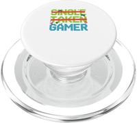 Single Taken Gamer Priorities relationship status tee PopSockets PopGrip per MagSafe