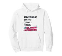 Single Taken IDK Cursed or Something Relationship Status Tee Felpa con Cappuccio