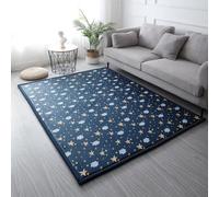 Single tree forest Coperta strisciante Tappeto Morbido per Bambini, Tappeto Camera da Letto Bambini, Tappeto del Soggiorno-Stars-80 * 150cm
