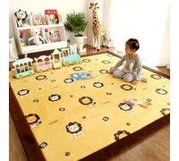 Single tree forest Tappeto Morbido per Bambini, 2,5 cm più Spesso Coperta strisciante, Tappeto Camera da Letto Bambini, Tappeto del Soggiorno-Simba-150 * 200cm