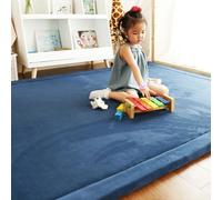 Single tree forest Tappeto Morbido per Bambini, 2,5 cm più Spesso Coperta strisciante, Tappeto Camera da Letto Bambini, Tappeto del Soggiorno-Navy Blue-120 * 200cm