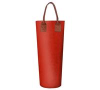 Single Wine Bag, Felt Wine Carrier, 12.8x4.13x4.13 Inch Reusable Insulated Design, Portable Handle, Thermal Bottle Holder for Parties, Weddings, and Travel