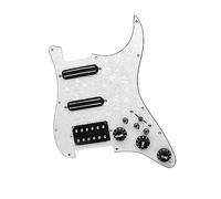 Singlecut Wiring Loaded Prewired Pickguard Coil Split HHH Electric Guitar Pickguard Scratchplate Assembly