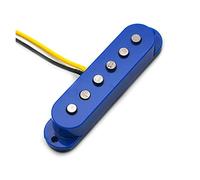 Singola Bobina Ceramica Magnete Elettrico Per Chitarra Per Chitarra Collo/Medio/Ponte Per Blu/Cielo/Arancione Pickup chitarra (Color : Blue Middle)