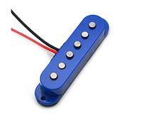 Singola Bobina Ceramica Magnete Elettrico Per Chitarra Per Chitarra Collo/Medio/Ponte Per Blu/Cielo/Arancione Pickup chitarra (Color : Blue Neck)