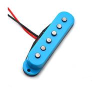 Singola Bobina Ceramica Magnete Elettrico Per Chitarra Per Chitarra Collo/Medio/Ponte Per Blu/Cielo/Arancione Pickup chitarra (Color : Sky Blue Neck)