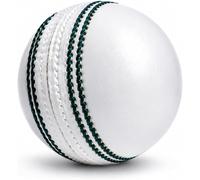 Singola palla da cricket in pelle bianca di alta qualità, cuciture a mano per test professionali e di club ODI T20, durevole con struttura in 4 pezzi, controllo dell'oscillazione, allenamento e gioco
