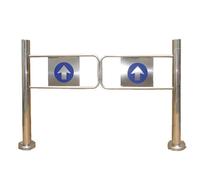 Singola porta a battente automatica di direzione dell'acciaio inossidabile per i magazzini e le entrate la soluzione resistente sicura di Access per le aree ad alto traffico