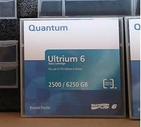 Singolo (1) Quantum LTO6 Ultrium Cartuccia Dati 2500/6250GB MR-L6MQN-01 Nuovo