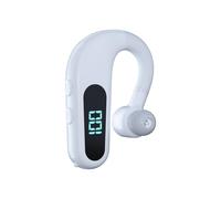 Singolo auricolare vivavoce Bluetooth per guida/ufficio | Cuffie mono a mani libere con microfono ENC con cancellazione del rumore sinistra/destra, indossabile per autisti di camion