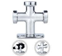 Singolo Croce Palo 316 Acciaio Inox 63 by 63MM Resistente Ormeggio Gancio