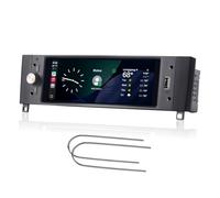 Singolo DIN Autoradio Linux per Peugeot 308 408 2007-2013 RCZ con CarPlay Wireless e Android Auto, avvio in 2 secondi, comandi fisici tramite manopola, installazione Plug & Play