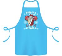 Singolo E Ready To Jingle Natale Divertente Cotone Grembiule 100% Biologico