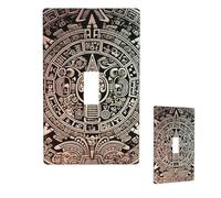Singolo interruttore della luce a levetta copre il calendario Maya Fine del mondo Piastra da parete Singolo interruttore a levetta Placca decorativa 1 Gang Wall Switch Placche, Dimensioni standard