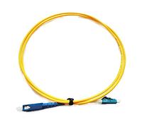 Singolo modo 9/125 del cavo di toppa della fibra del cavo di toppa di SM semplice 3.0mm 10 tester SC/UPC-LC/UPC (5 pezzi)