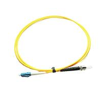 Singolo modo 9/125 del cavo di toppa della fibra del cavo di toppa di SM semplice 3.0mm 15 tester LC/UPC-ST/UPC (5 pezzi)