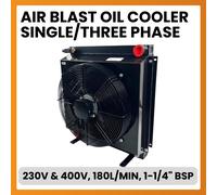 Singolo & Tre Fase 230V/400V Idraulico Aria Sabbiatura Olio Raffreddamento 180L