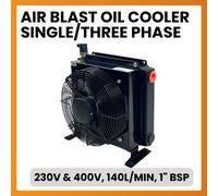 Singolo & Trifase 230V/400V Idraulico Aria Sabbiatura Olio Raffreddamento,140L /