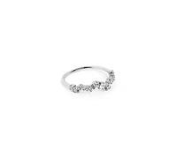 SINGULARU - Anello Estellar. Argento Sterling 925 con Finitura Placcata Rodio. Gioielli da Donna. Misura 10 a 20
