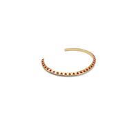 SINGULARU - Bracciale Amour. Ottone con placcatura in Oro 18kt. Bracciale con smalto e cuori. Gioielli per donna.