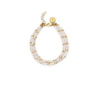 SINGULARU Bracciale Donna Cleopatra Blanch Acciaio Bagno Oro