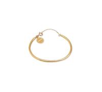 SINGULARU - Bracciale Line Chain. Acciaio con Finitura Placcata Oro 18Kt. Bracciale con Stile Minimalista e Forma Rigida. Gioielli per Donna