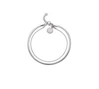 SINGULARU - Cavigliera Doble Lisse Tail. Acciaio. Gioielli da donna.