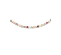 SINGULARU - Collana Altea Colors. Acciaio con Finitura Placcata Oro 18Kt. Collana con Pietre Naturali. Lunghezza di 35 cm + 5 cm. Gioielli da Donna