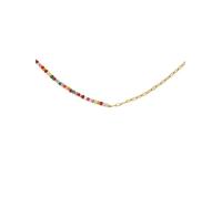 SINGULARU - Collana Chic Amalia. Acciaio avec Placcatura in oro 18 kt et Bicchiere. Gioielli da donna.