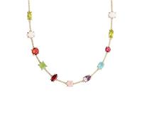 SINGULARU Collana da donna Drop Orquidea Placcato Oro