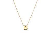 SINGULARU Collana da donna Hailey Letter Acciao Placcato Oro
