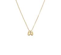 SINGULARU Collana da donna Hailey Letter Acciao Placcato Oro