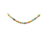 SINGULARU - Collana Tarifa. Acciaio avec Placcatura in oro 18 kt et Bicchiere. Gioielli da donna.