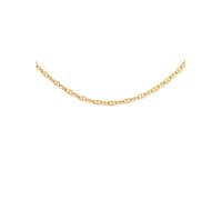 SINGULARU - Collana Willow. Ottone con Placcatura Oro 18Kt. Catena Fina con Maglie Piccole. Lunghezza 50 cm. Gioielli da Donna