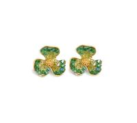 SINGULARU Orecchini da donna Clover Placcato Oro
