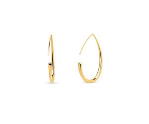 SINGULARU Orecchini da donna Gota Arch Argento Placcato Oro