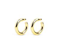 SINGULARU - Orecchini El Cairo. Acciaio Inossidabile con Placcatura Oro 18Kt. Chiusura a Pressione. Gioielli da Donna