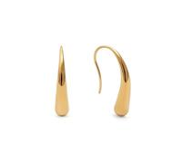 SINGULARU - Orecchini Long Gota. Acciaio avec Placcatura in oro 18 kt. Gioielli da donna.