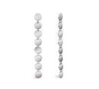 SINGULARU - Orecchini Mirror 8 Suns. Acciaio Inox. Chiusura a Pressione. Gioielli da Donna