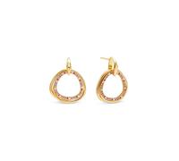 SINGULARU - Orecchini Oria Colors. Ottone avec Placcatura in oro 18 kt et Zirconia. Gioielli da donna.